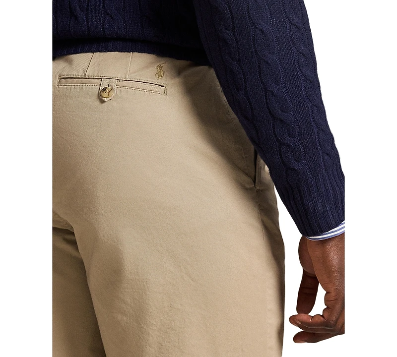 Polo Ralph Lauren Men's Big & Tall Stretch Classic-Fit Chino Shorts