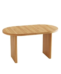 Streamdale Furniture Extendable Walnut Dining Table