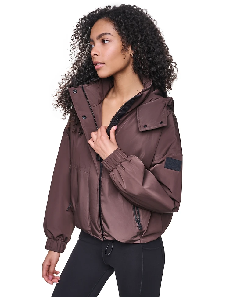 Dkny Sport Women's Hooded Oversized Jacket