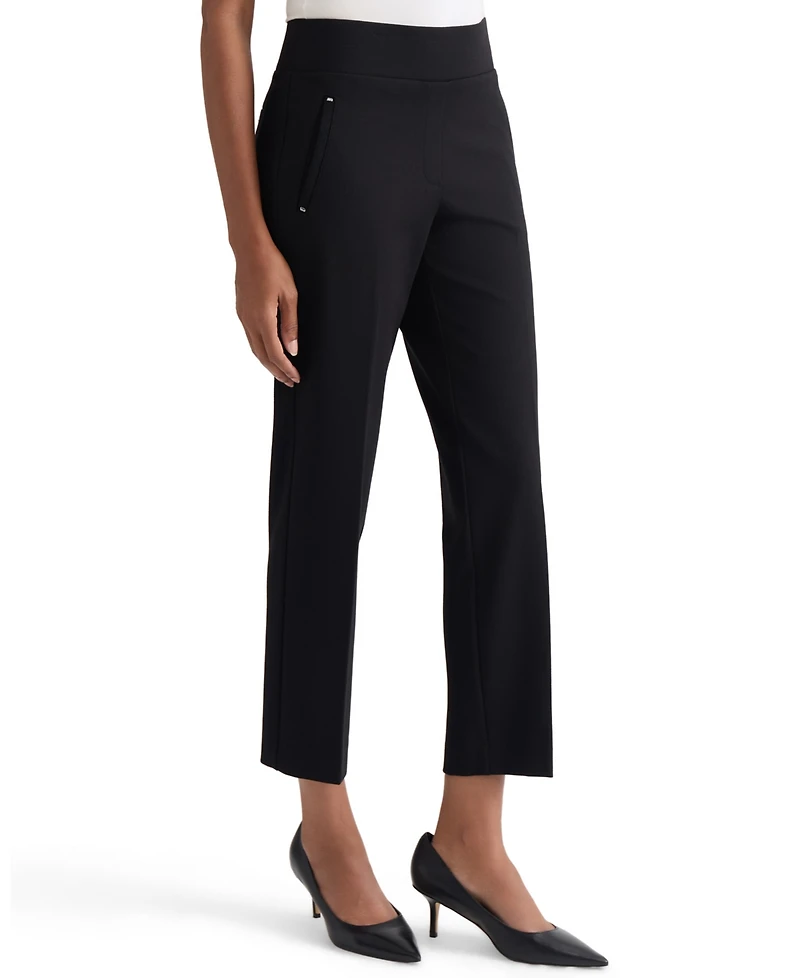 Jones New York Women's High-Rise Pull-On Ankle Pants
