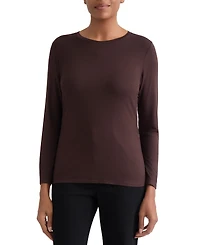 Jones New York Women's Long-Sleeve Crewneck T-Shirt
