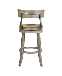 Clihome 1 Piece 31-Inch Counter Height Solid Wood Frame Bar Stool