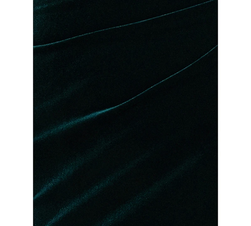 Xscape Women's Stretch Velvet Strapless Gown