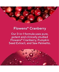 Sunergetic Bladder Support Supplement, Urinary Urgency and Frequency Control with Cranberry, Pumpkin Seed and Saw Palmetto, 60 Capsules