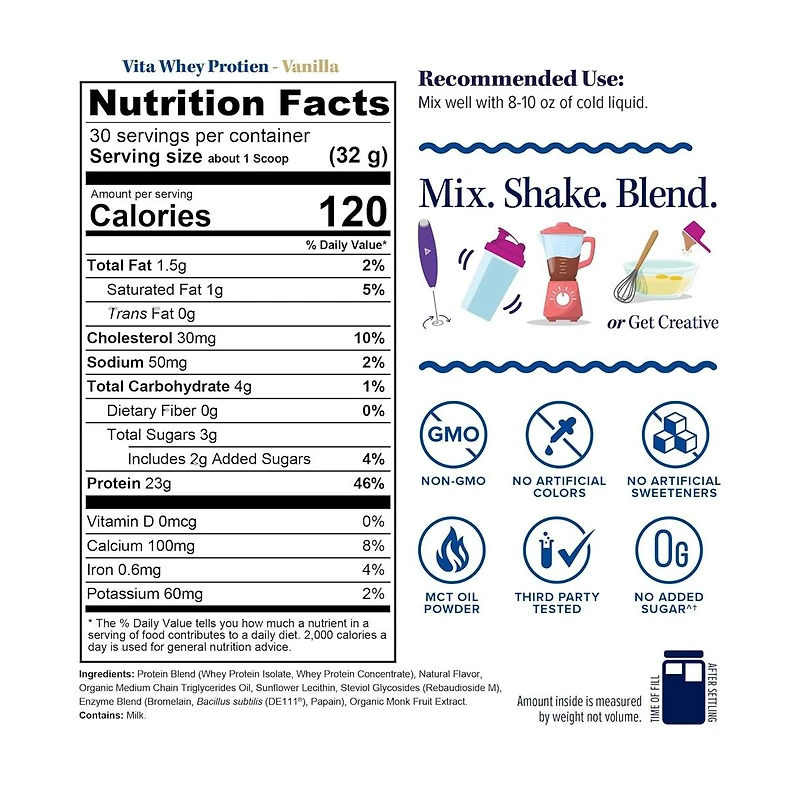 Vitauthority Whey Protein Powder for Women