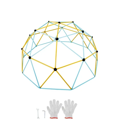 Vevor Climbing Dome 12FT Geometric Dome Climber Jungle Gym for Kids 3-10 Years