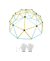 Vevor Climbing Dome 12FT Geometric Dome Climber Jungle Gym for Kids 3-10 Years