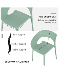 Streamdale Furniture Summer Haze Chair and 36" ModernRound Table Set