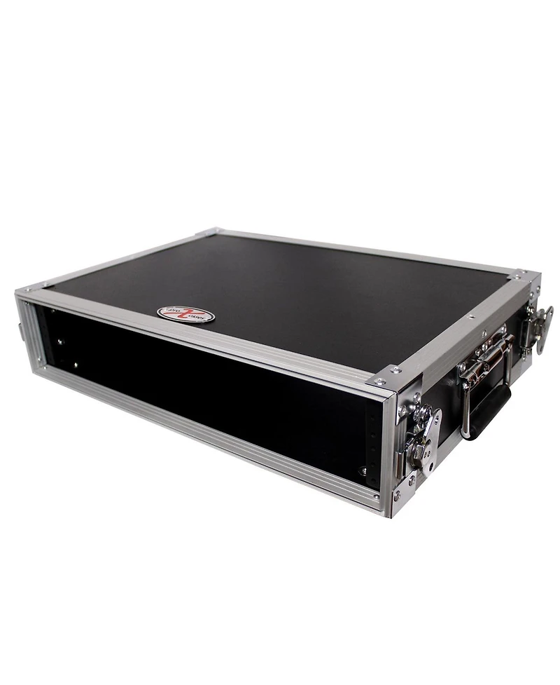 ProX X-2UE Ata-300 Style 2U Deluxe Effects Dual Rail Rack Case with Handles, 14"