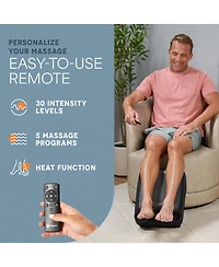 LifePro Foot Massager with Heat for Neuropathy Relief - Soothing Calf & Therapy