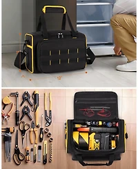 Xdovet Tool Bag Heavy Duty Tote Pockets Men