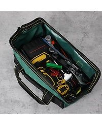 Xdovet Tool Bag Waterproof Hard Bottom Heavy Duty Multi Pockets