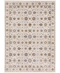 Oriental Weavers Maharaja 71W Ivory and Gold 5'3" x 7'6" Area Rug