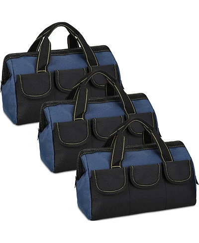 Xdovet Heavy-Duty Tool Bag with Waterproof Hard Base – Suitable for Electricians Carpenters and Technicians