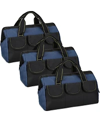Xdovet Heavy-Duty Tool Bag with Waterproof Hard Base – Suitable for Electricians Carpenters and Technicians