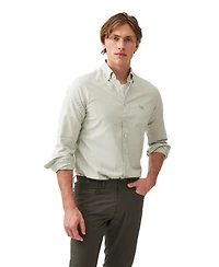 Rodd Gunn Men's Check Oxford Long Sleeve Slim Fit Shirt