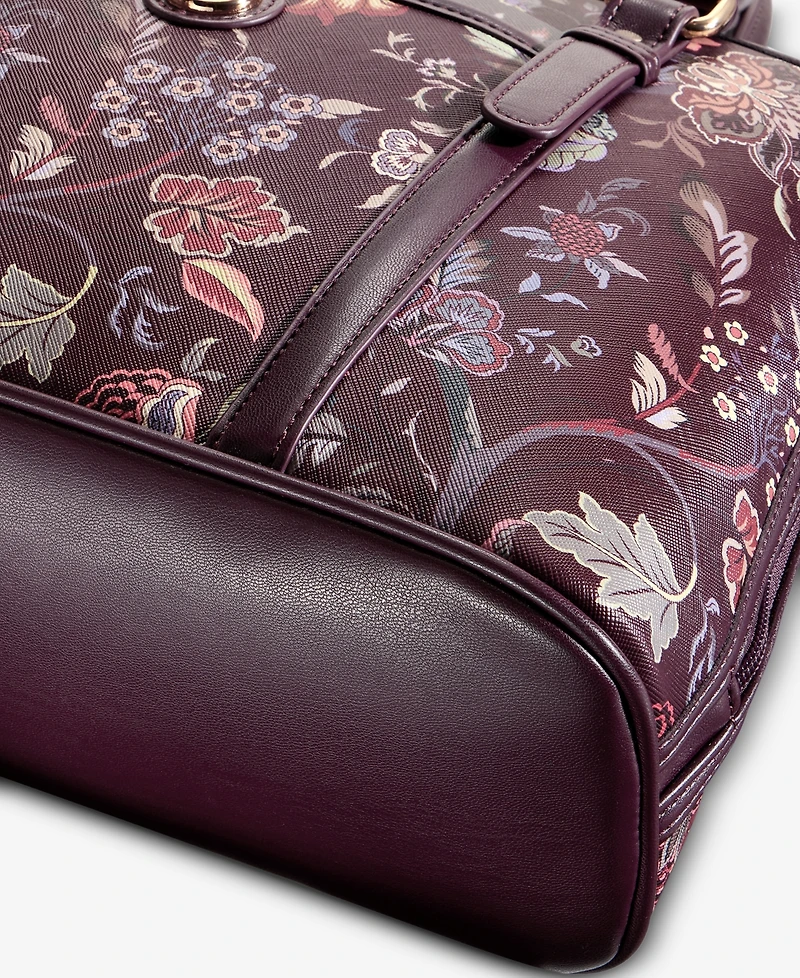 Giani Bernini Floral Detailed Dome Satchel, Macy's Exclusive