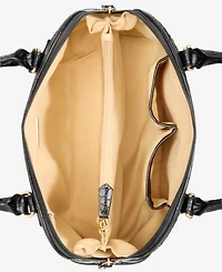 Giani Bernini Mixed Media Detailed Dome Satchel, Macy's Exclusive