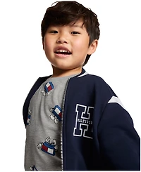 Tommy Hilfiger Boys' 2T-7 Collegiate Varsity Zip-Front Jacket
