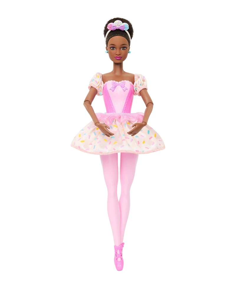 Barbie Land of Sweets 12.75" Ballerina Fashion Doll with Articulated Ankles, Ages 3+