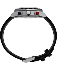 Timex Men's Quartz Analog Black Leather Watch 39mm