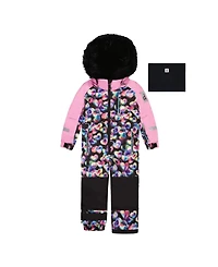 Deux par Little and Big Girl ( 6 to 14 )One Piece Play Snowsuit Heart Print