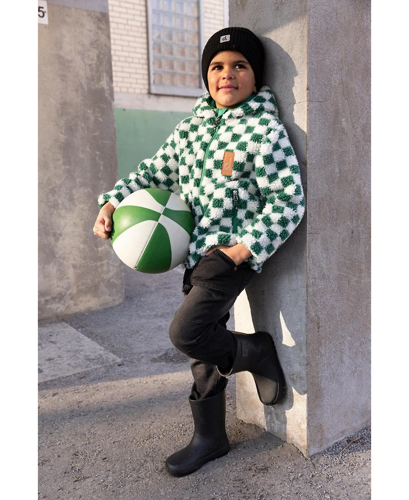 Deux par Little and Big Boy (6-14) Reversible Mid-Season Jacket