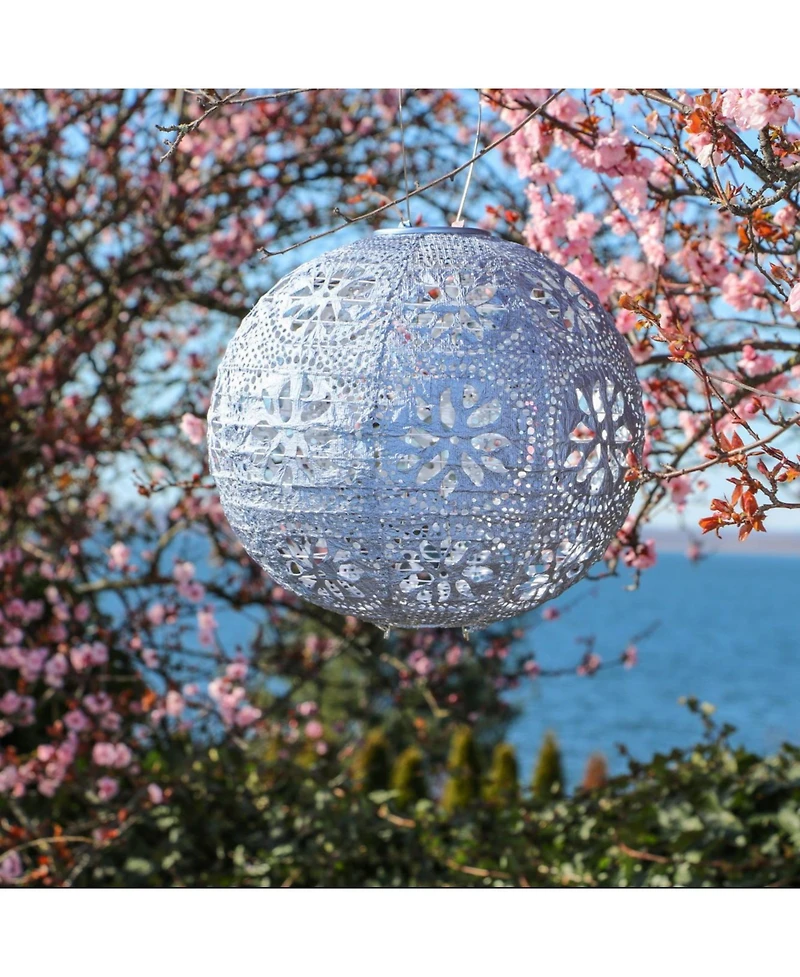 Allsop Home & Garden, Soji Stella - Boho Globe - 12" Solar Lantern