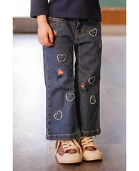 Deux par Deux Toddler Girls (2T-5T ) Boot Leg Jeans