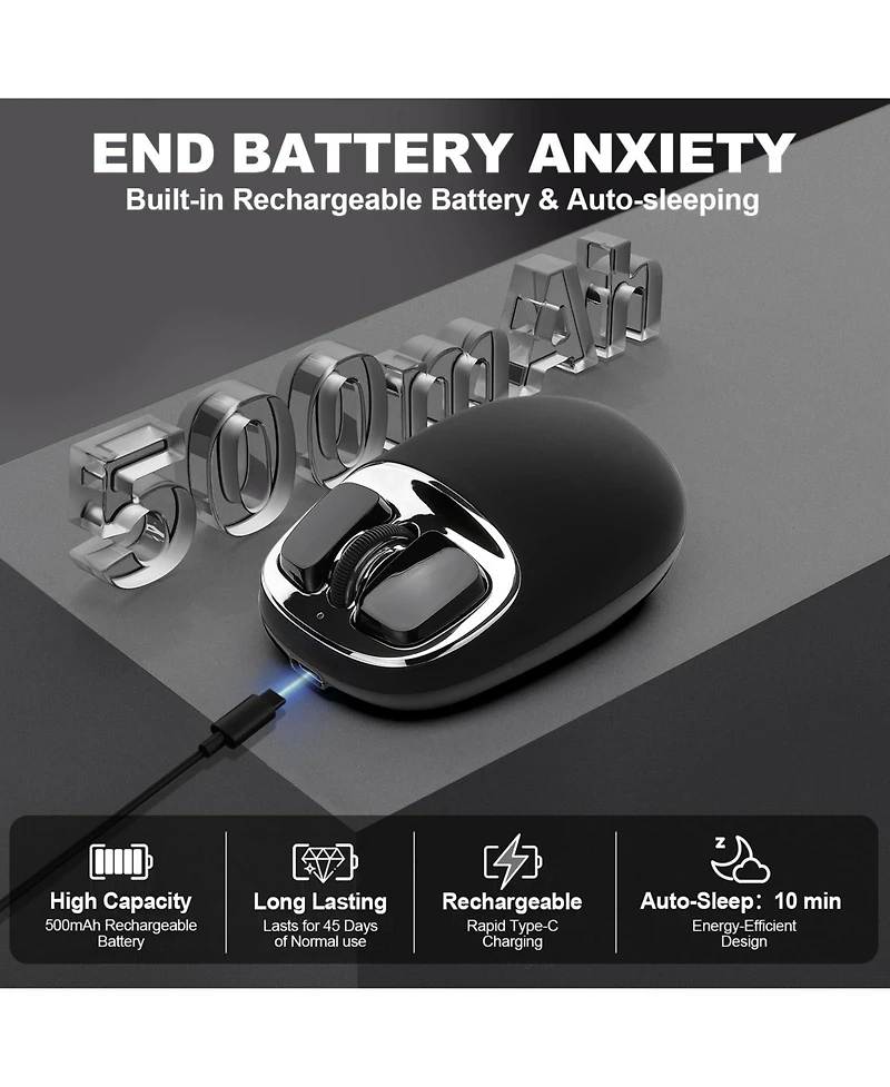 Lisen C1 Wireless Lightweight Mouse for Pc and Laptop
