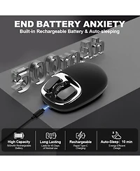 Lisen C1 Wireless Lightweight Mouse for Pc and Laptop