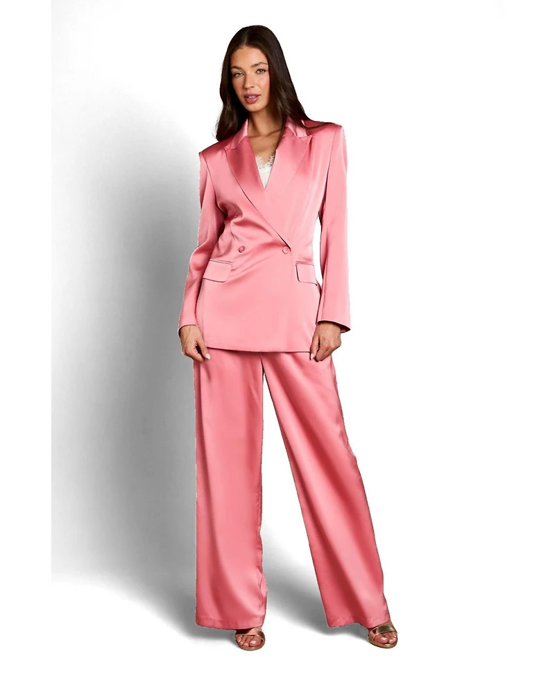 Coast Women's Satin High-Waist Flare Trousers