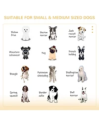 Ruie Furniture Style Dog Crate End Table with Cushioned Bed and Safety Lock