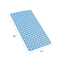 Cowin Bathroom Non Slip Shower Mat with Suction Cup and Drain Hole Bathtub Nonslip Mat, Super Soft Pvc Bathroom Mat