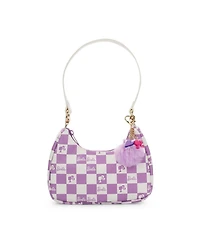 Barbie Girl's Checkered Kids Hobo Handbag