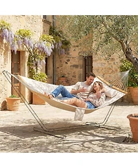Outsunny Outdoor Hammock, 2-Person, 440 lbs Capacity