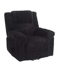 homfan Manual Recliner Chair with Pillow Top Arms, Side Pocket, 330 lb Capacity