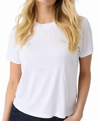 Guess Women's Short-Sleeve Crewneck T-Shirt
