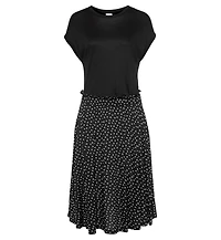 Lascana Women's Polka Dot 2-In-1 Dress
