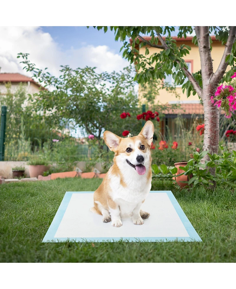 Gymax 30''x 30''(150 Counts) Dog Potty Training Pads Puppy Pads with Quick-Drying