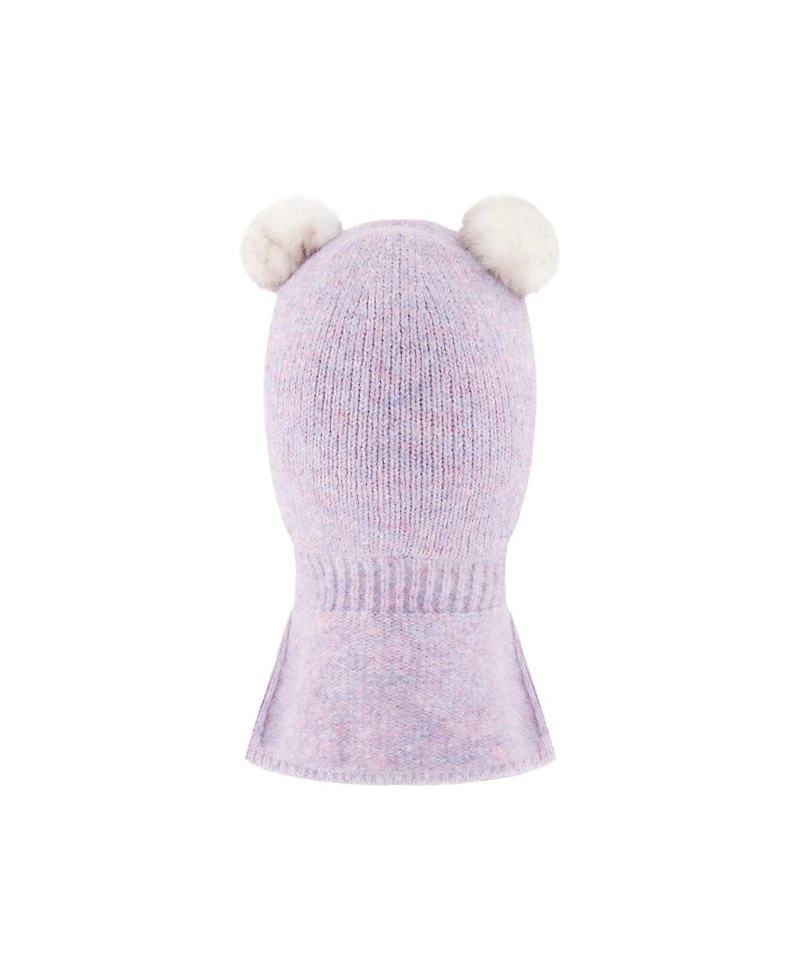 Deux par Deux Baby Girls (0-24) Knit Bear Balaclava