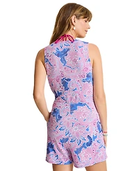 Tommy Bahama Women's Paisley Daze V-Neck Wrap-Front Romper