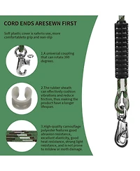 Piscifun Adjustable Heavy Duty Tree Swing Rope Kit For Outdoor Camping Playground