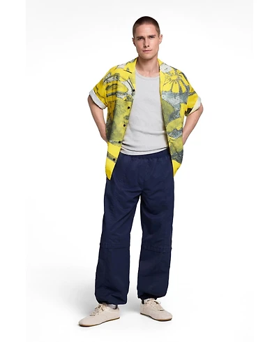 Desigual Men's Plain Long Trousers