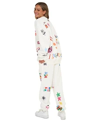 Mayfair Juniors' Somebody Loves You Pull-On Jogger Pants