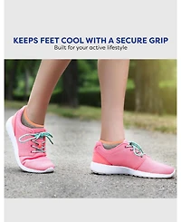 Women's Multicolor No-Show Sports Socks 6 Pack