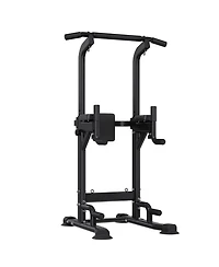 Sevorley Adjustable Power Tower Pull-Up and Dip Station with Back Pad, 330 lb Capacity