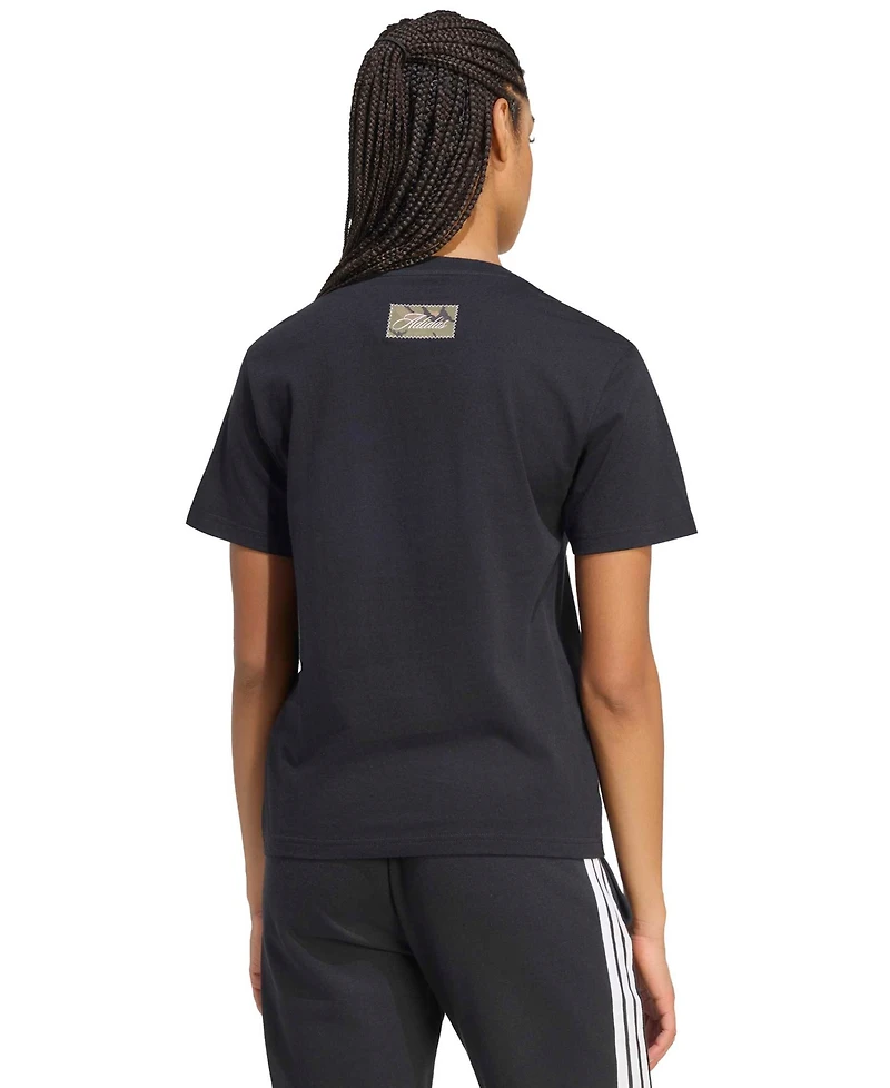 adidas Women's Camo T Camo-Print T-Shirt