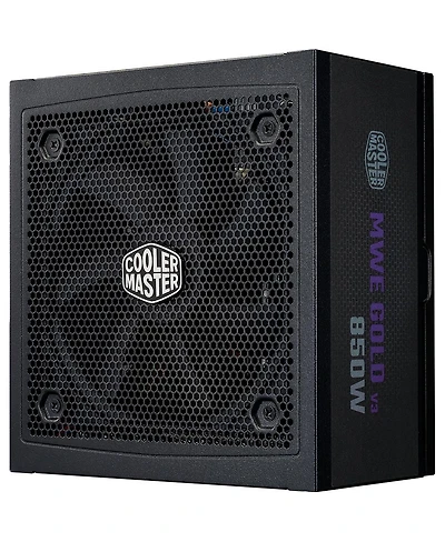 Coolermaster Mwe Gold 850 V3 80+ Gold Fully-Modular 850W Power Supply Compatible with Modern GPUs and Atx 3.1 Systems