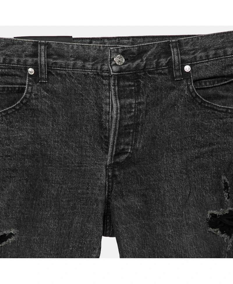 Pre-Owned Balmain Men's Distressed Denim Shorts